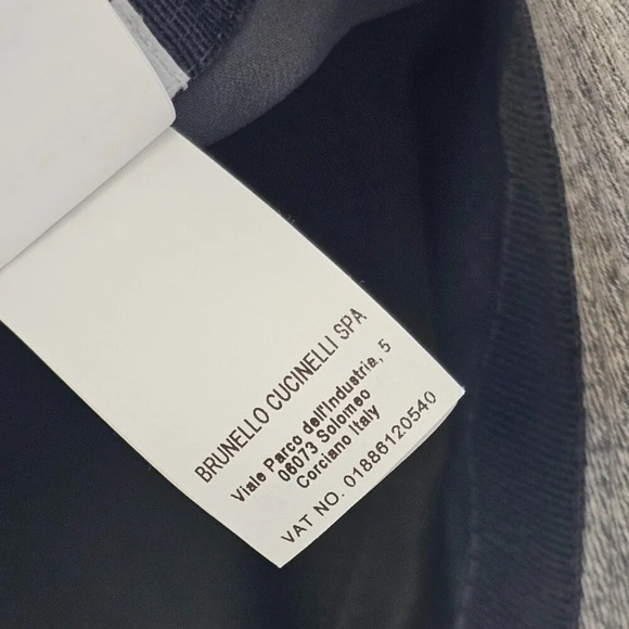 Brunello Cucinelli Bucket Hat Beaded Detail Denim Suede Size Small Authenticated - Picture 14 of 15